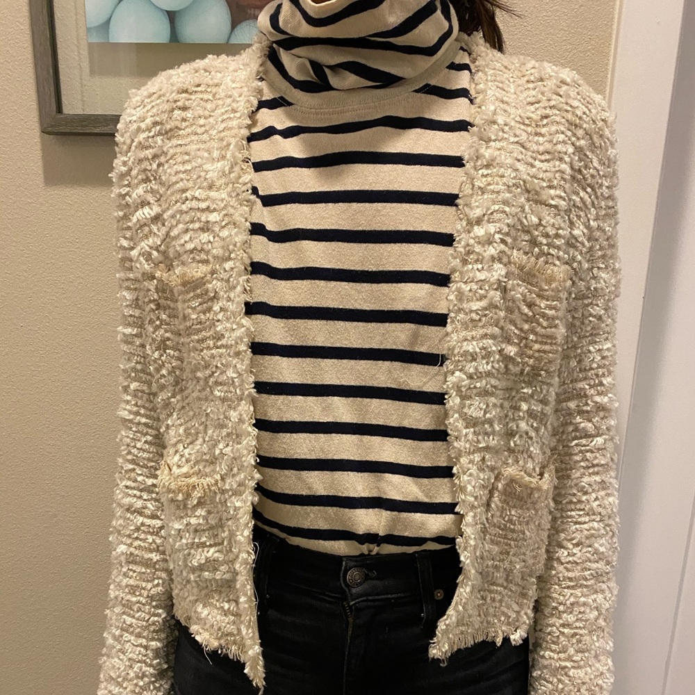 L’Agence Tweed Blazer, Sz 4